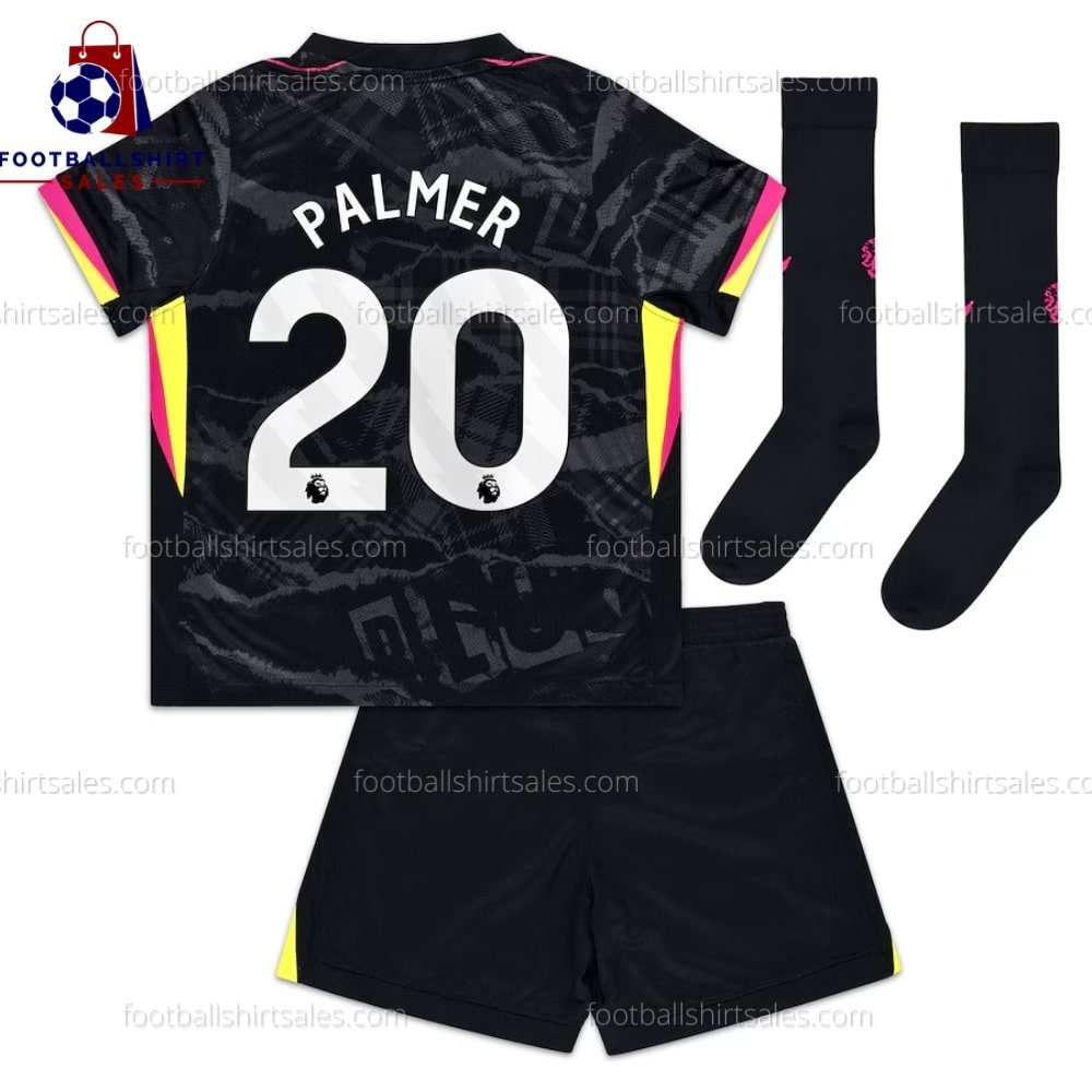 Chelsea Palmer 20 Third 24/25 Kid Football Kit Sales Back View