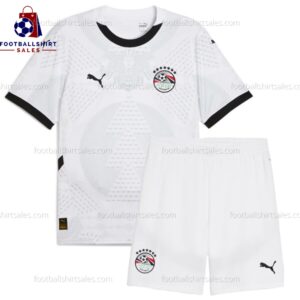 Egypt Away 25/26 Kid Football Kit Sales Front View