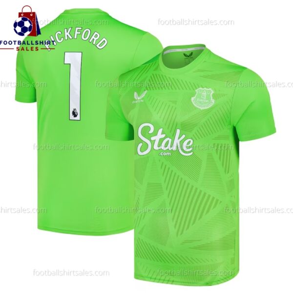 Everton Pickford 1 Goalkeeper 24/25 Men Football Shirt Sales Full View