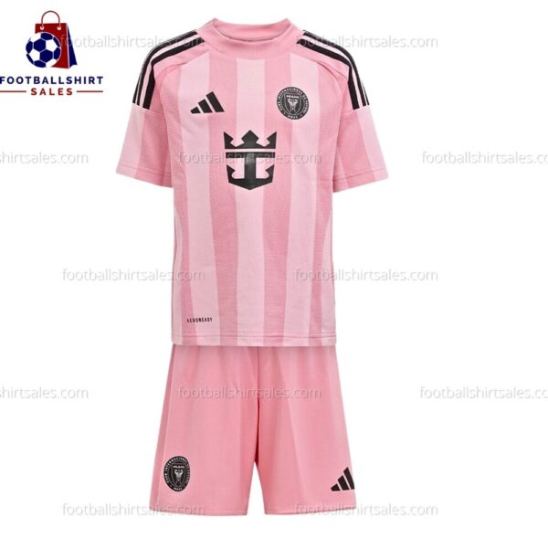 Inter Miami Home 25/26 Kid Football Kit Sales Front View