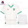 Morocco Away 25/26 Kid Football Kit Sales Front View