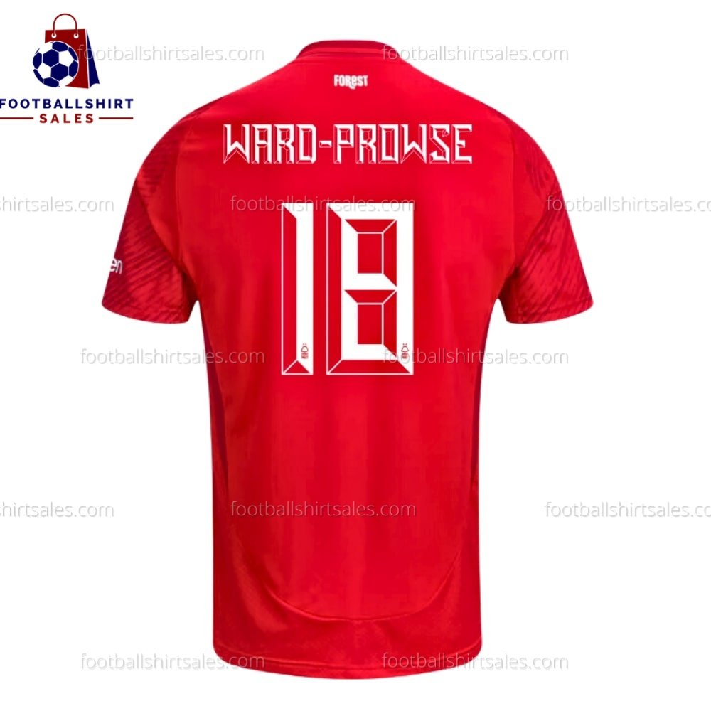 fss_Nottingham Forrest Ward-Rowse 18 Home 24 25 Men Football Shirt (2) Nottingham Forest Ward-Prowse 18 Home 24/25 Men Football Shirt Sales Back View