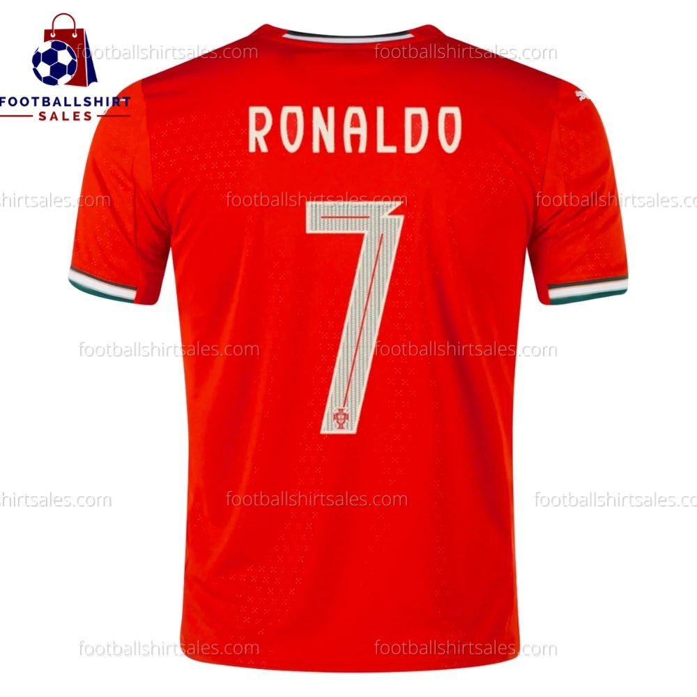 Portugal Ronaldo 7 Home 25/26 Men Football Shirt Sales Back View
