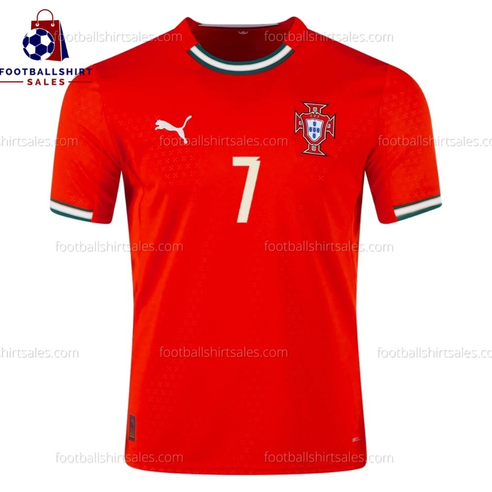 Portugal Ronaldo 7 Home 25/26 Men Football Shirt Sales Front View