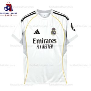 Real Madrid Home 25/26 Men Football Shirt Sales Front View