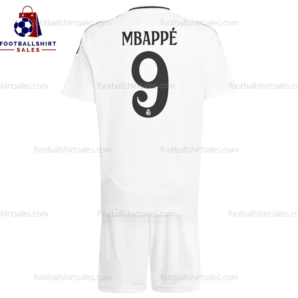 fss_Real Madrid Mbappe 9 Home 24 25 Kid Football Kit (2)