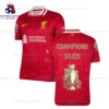front view of liverpool champions 24/25 men football shirt