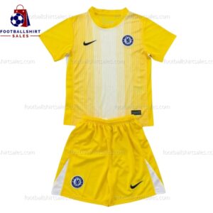 Chelsea Goalkeeper 25/26 Kid Football Kit - Front View