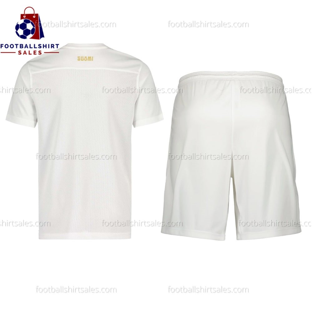 Finland Away 25/26 Kid Football Kit Sales - Back view