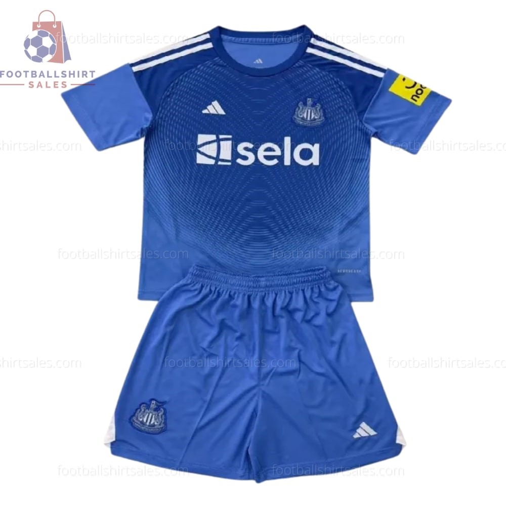Newcastle Goalkeeper 25/26 Kid Football Kit - Front View