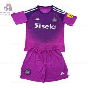 Newcastle Goalkeeper 25/26 Kid Football Kit - Front View