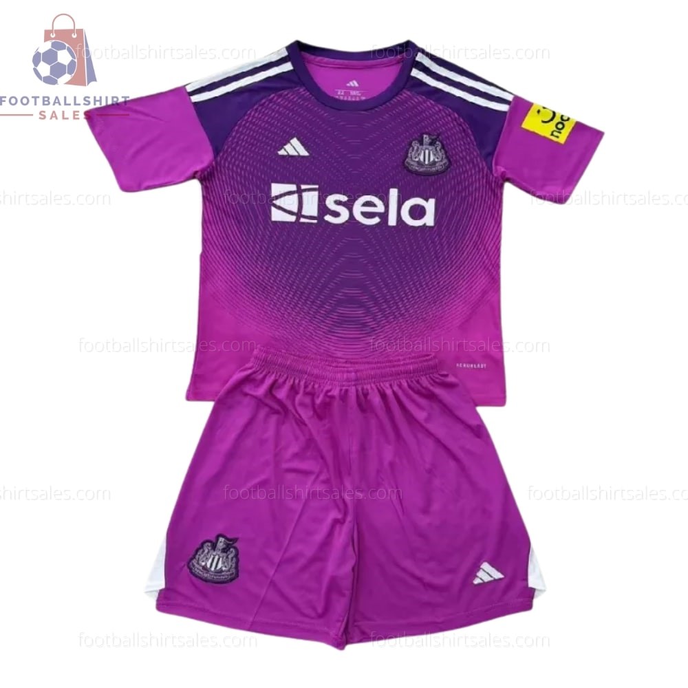 Newcastle Goalkeeper 25/26 Kid Football Kit - Front View