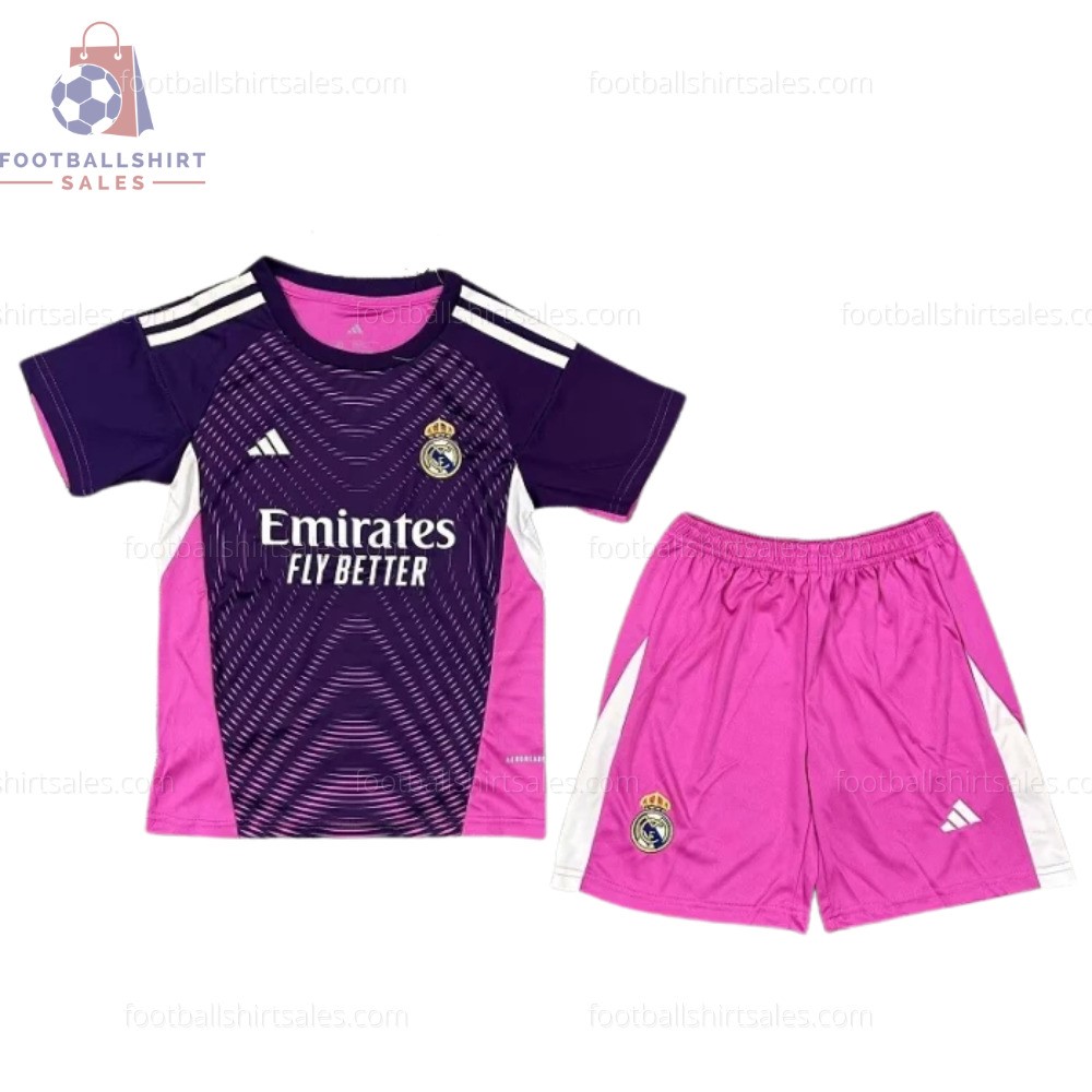 Real Madrid Goalkeeper 25/26 Kid Football Kit